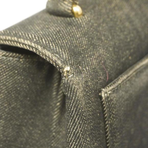 Chanel handbag denim black ladies - Picture 14 of 16